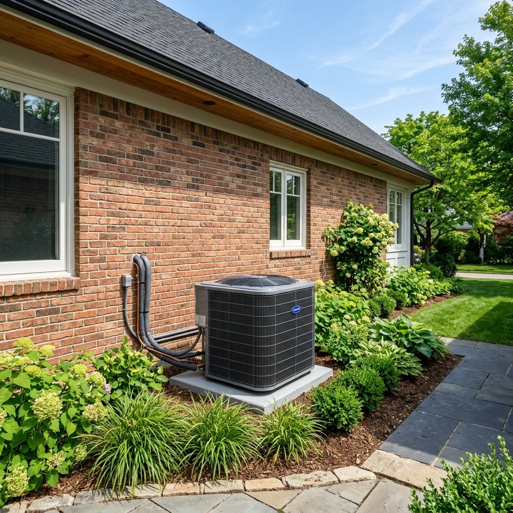 Sleek Modern HVAC Installation